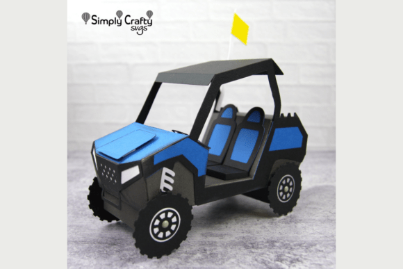 3D SVG UTV Box: A Bold Father S Day Asset