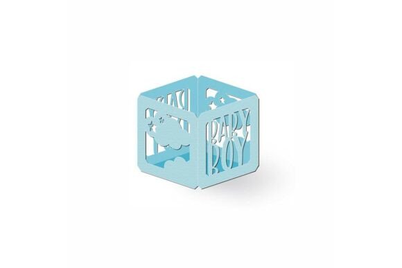Baby Boy 3D SVG Favour Box & Votive Review