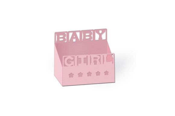 Baby Girl Cutout Blocks Tray Favour Box Review