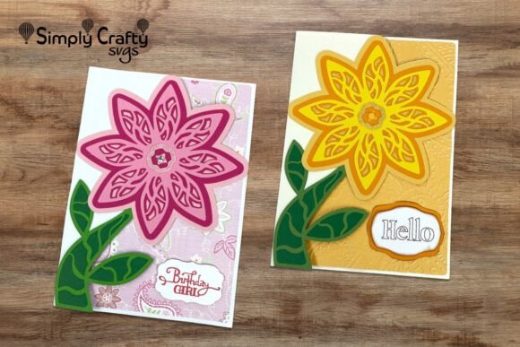 Layered Flower Card SVG: A 3D SVG for Mother S Day