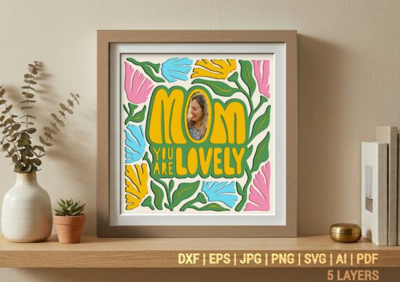 Lovely Mom Floral Photo Frame Shadow Box Review