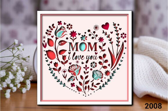 Mother's Day Floral Heart SVG Layer 2008 Review