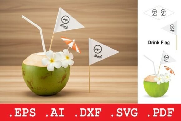 Review: 3D SVG Drink Flag Picks Template for Objects