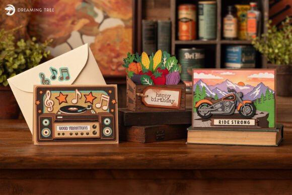 Review: Everyday Gentleman SVG Bundle for 3D Pop-Up Cards