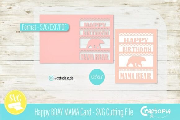 Review: Happy BDAY Mama Card SVG for Embroidery