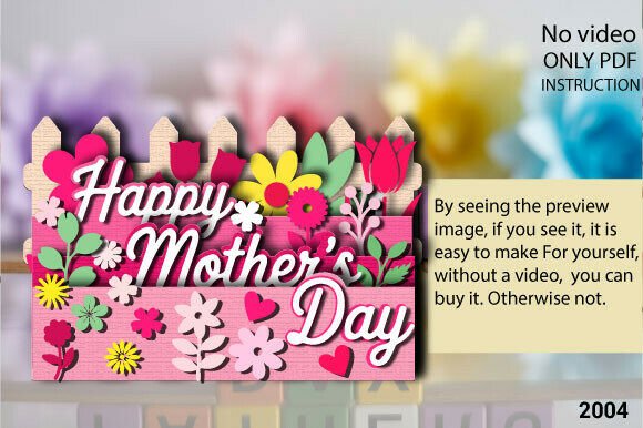 Review: Mother's Day FoldingGarden FenceSVG2004 Design