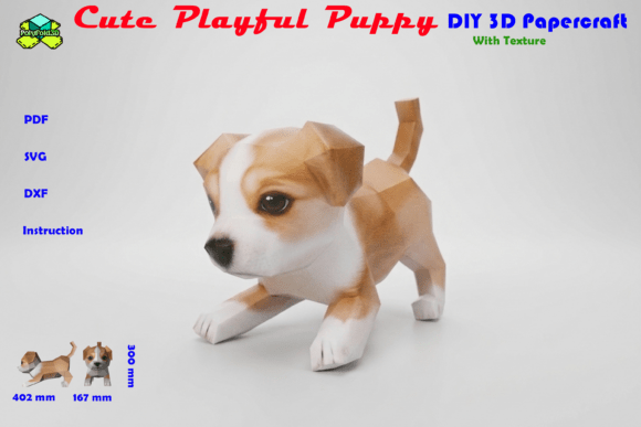 Review: Playful Puppy Papercraft with Texture for Embroidery