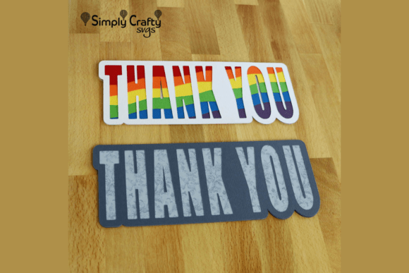 Review: Thank You Slimline Card SVG for 3D Greeting Cards