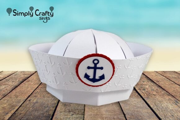 Sailor Hat SVG: 3D SVG Objects for Branding