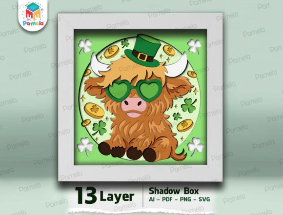 St Patrick 3D SVG for Saint Patrick S Day
