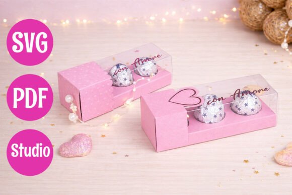 Valentine's Day 3D SVG: A Designer's Review of This Chocolate Gift Box Template
